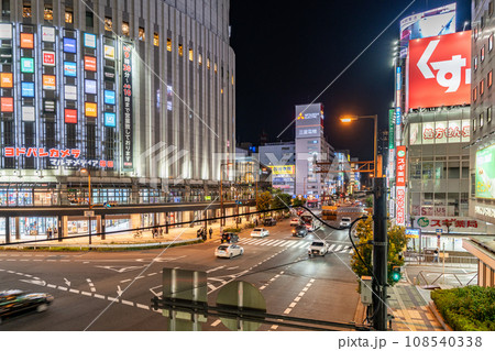 【大阪】ヨドバシ梅田周辺の夜景【都市風景】 108540338
