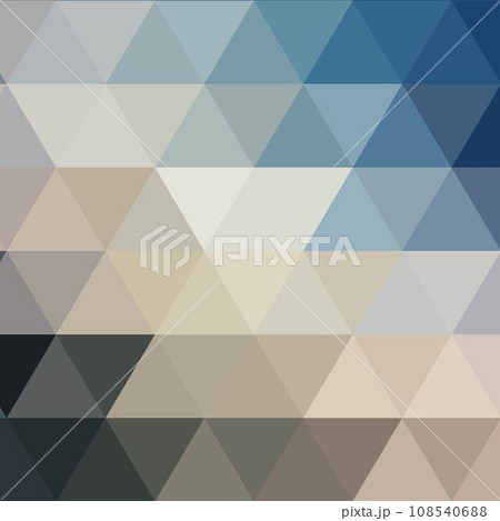 Background from blue and gray triangles. Template for advertising, banner, presentation, cover, layout and other. design element. eps 10 108540688