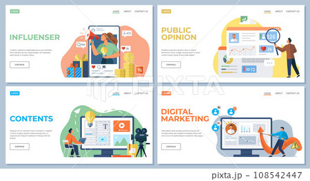 Social media. Vector illustration. Connection and engagement are at core social media concept Effective communication is key to building relationships on social media Social media platforms provide 108542447