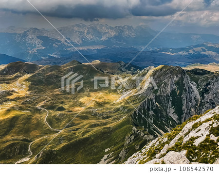 Durmitor National Park View from Mountain Peak Durmitor National Park View from Mountain Peak 108542570