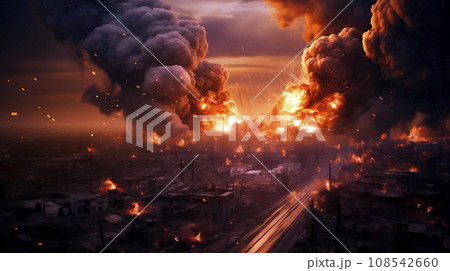 Explosion in City 108542660
