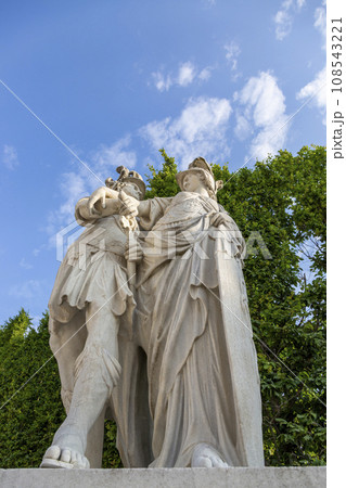 Sculptures in the Schoenbrunn Palace Park Sculptures in the Schoenbrunn Palace Park 108543221