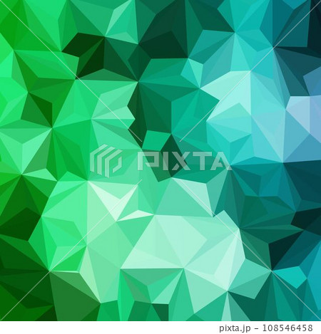 Abstract green and blue colors background. vector template for presentation of triangles. eps 10 108546458