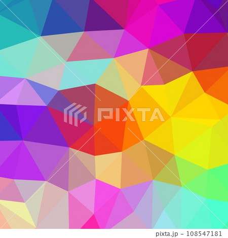 color colorful triangular background. abstract illustration. polygonal style. presentation template. eps 10 108547181
