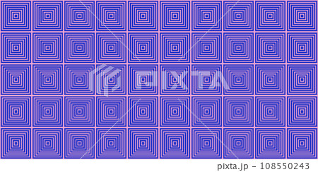 Simple geometric seamless pattern with squares, pink and violet colors, vector 108550243