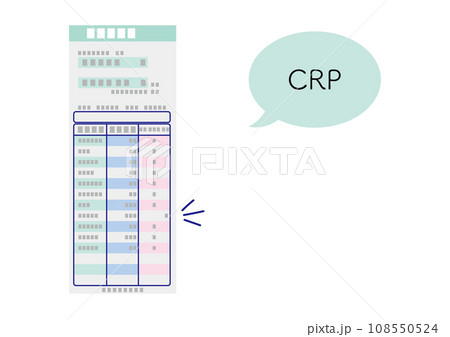 血液検査結果、CRP異常値 血液検査結果、CRP異常値 108550524
