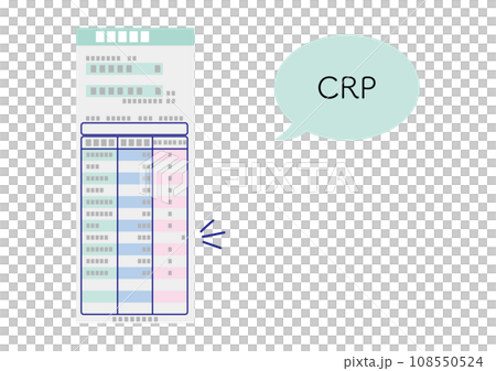 血液検査結果、CRP異常値 血液検査結果、CRP異常値 108550524