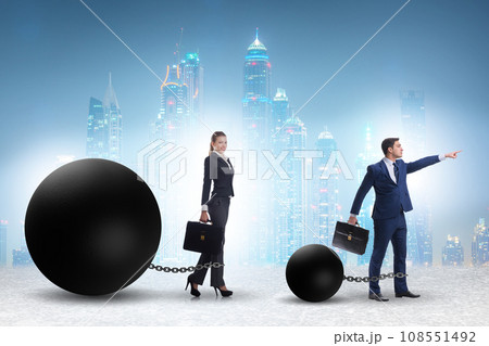 Concept of inequality between women and men 108551492