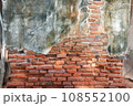 Red brick wall and old cement 108552100