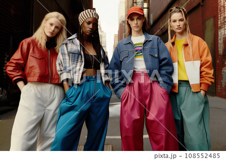 ストリートファッションの創造性と自己表現：90年代と2000年代の