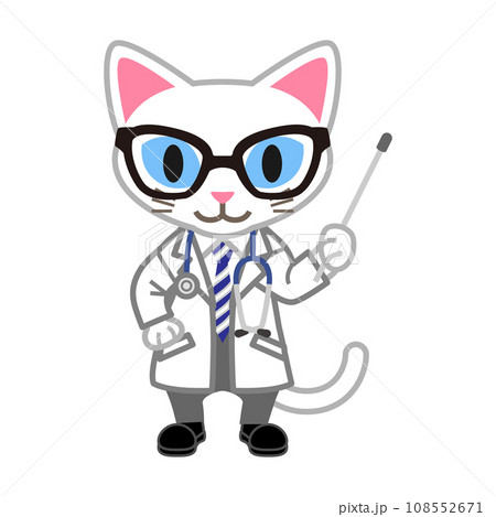 白猫のキャラクター　医者 108552671