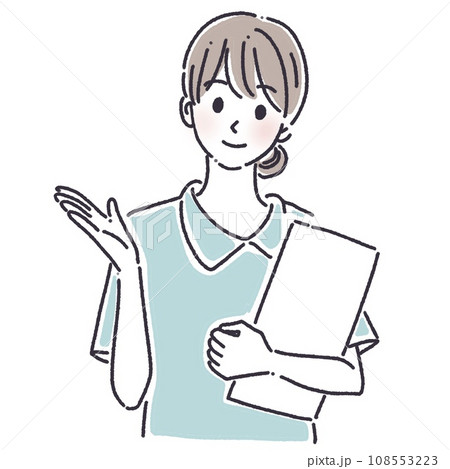 /美容外科/美容外科医/歯科医/精神科医/精神科/アドバイザー/保育士/女性のイラスト素材 108553223
