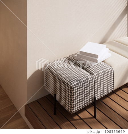 Modern living room interior design and decoration in modern style. 3d rendering 108553649