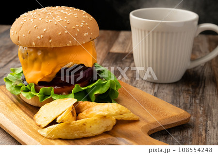 ハンバーガー コーヒー ハンバーガー コーヒー 108554248