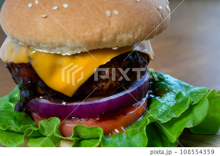 ハンバーガー 108554359