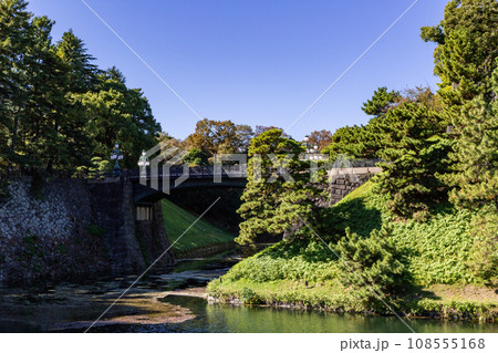 皇居 正門鉄橋（二重橋）　東京都千代田区 108555168