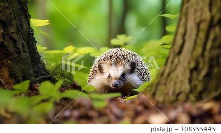 ハリネズミ 108555445