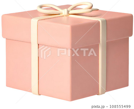 gift box 3D baby pink 108555499