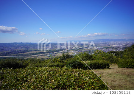 万灯呂山展望台から木津川の流れを見下ろす 万灯呂山展望台から木津川の流れを見下ろす 108559112