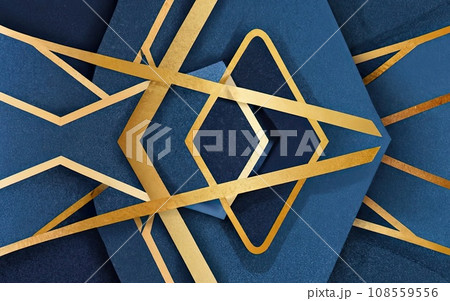 Golden lines pattern background  108559556