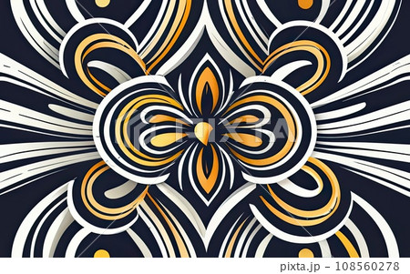 Sliver wavy lines pattern background 108560278