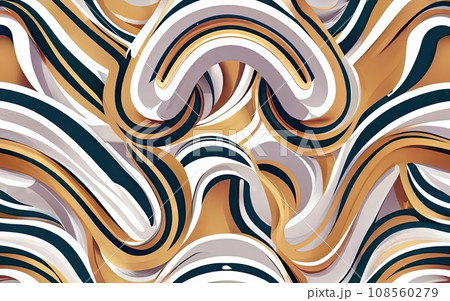 Sliver wavy lines pattern background Sliver wavy lines pattern background 108560279