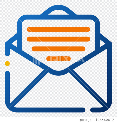 Email Icon. Digital marketing concept. Outline color icon 108560617