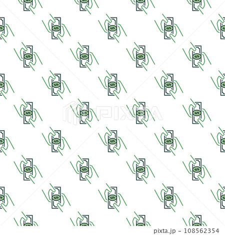 Dollar Bankkote in Hands vector Bribe colored seamless pattern 108562354
