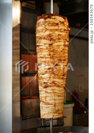 About street food in Turkey doner kebab is always preferable, chicken doner kebab in a restaurant in Turkey Istanbul About street food in Turkey doner kebab is always preferable, chicken doner kebab in a restaurant in Turkey Istanbul 108563679