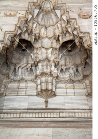 Islamic architecture, entrance gate of a mosque from the period of the Ottoman Empire Islamic architecture, entrance gate of a mosque from the period of the Ottoman Empire 108563705