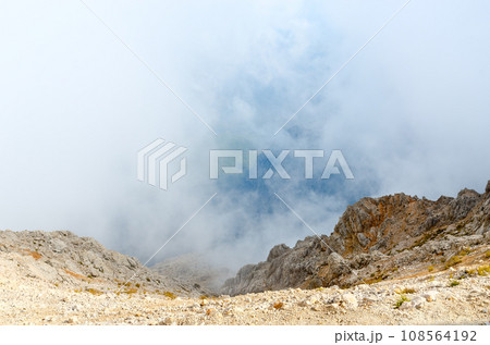 View from top of Tahtali mountain in vicinity of Kemer, Antalya coast, Turkey View from top of Tahtali mountain in vicinity of Kemer, Antalya coast, Turkey 108564192