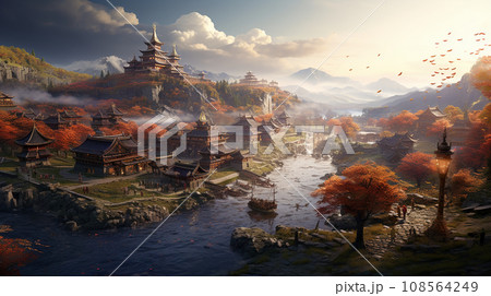 ai作成城下町 108564249