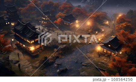 ai作成城下町 108564250