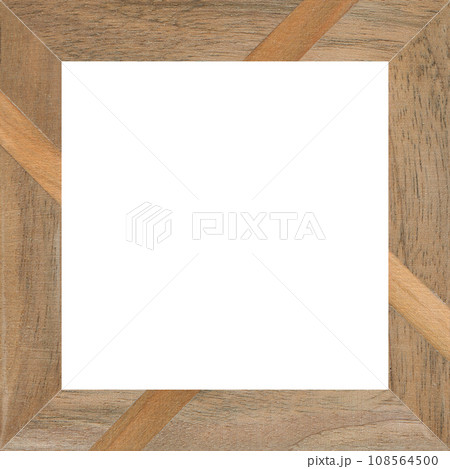 Wooden marquetry frame, wooden frame made of a combination of different woods Wooden marquetry frame, wooden frame made of a combination of different woods 108564500