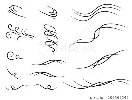 風の流れセット 黒 風の流れセット 黒 108565545