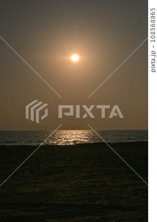 富津海岸の景色　千葉県　富津市　房総半島 108568965