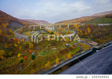北海道 秋の朝里ダム 北海道 秋の朝里ダム 108568992