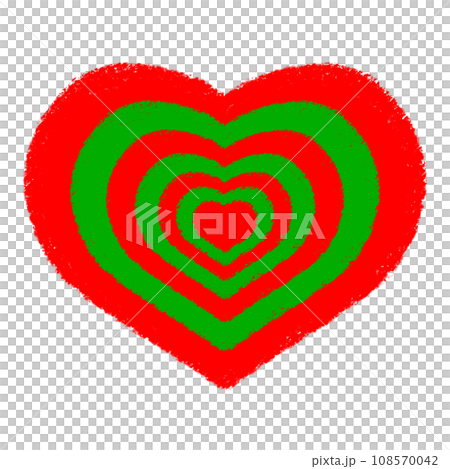 Colorful heart crayon illustration Colorful heart crayon illustration 108570042