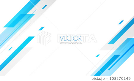 斜めのラインが入った幾何学的な背景　ベクター素材 108570149