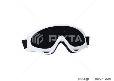 PNG,white ski goggles, isolated on white background PNG,white ski goggles, isolated on white background 108571886