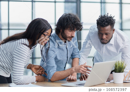 Corporate Professionals Embracing Collaboration and Communication with Technology Corporate Professionals Embracing Collaboration and Communication with Technology 108572397