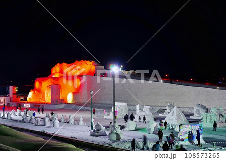 旭川冬まつりの風景 108573265