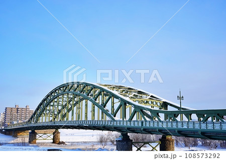 冬の旭橋 (北海道旭川市) 冬の旭橋 (北海道旭川市) 108573292