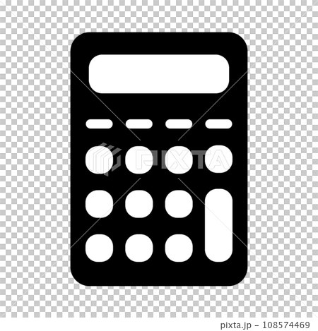 アイコン 単体 電卓 アイコン 単体 電卓 108574469