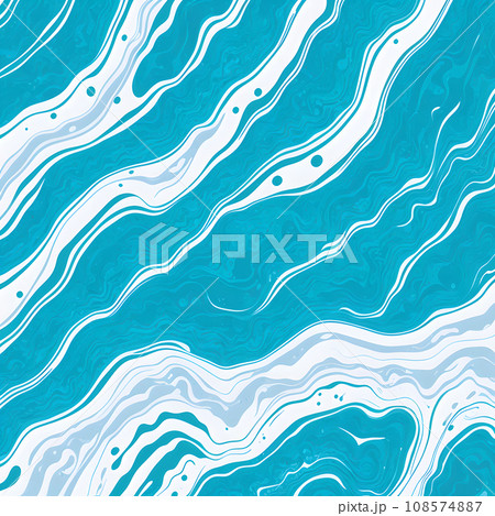 Abstract design ocean water blue white Abstract design ocean water blue white 108574887