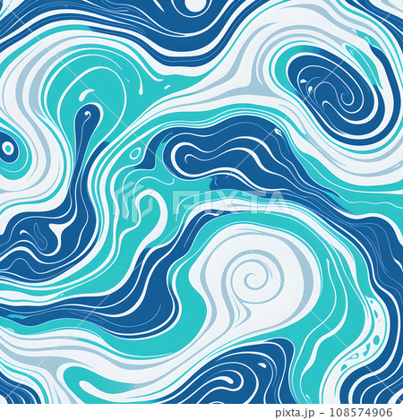 Abstract design ocean water blue white Abstract design ocean water blue white 108574906