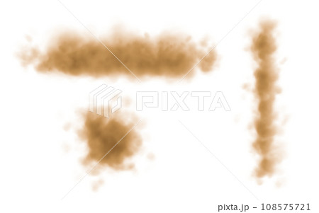 砂埃のイラストのセット 108575721