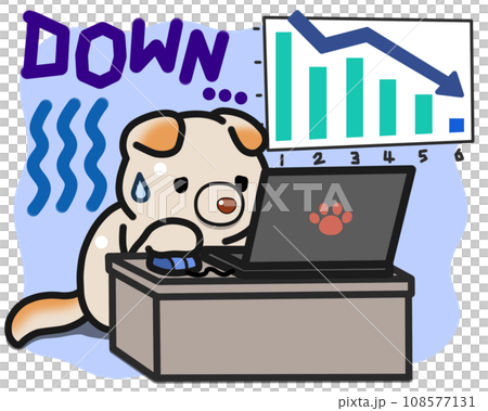 白芝因業績下滑而沮喪的變形插圖 108577131