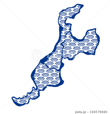 青い北陸のイラスト 青い北陸のイラスト 108579080