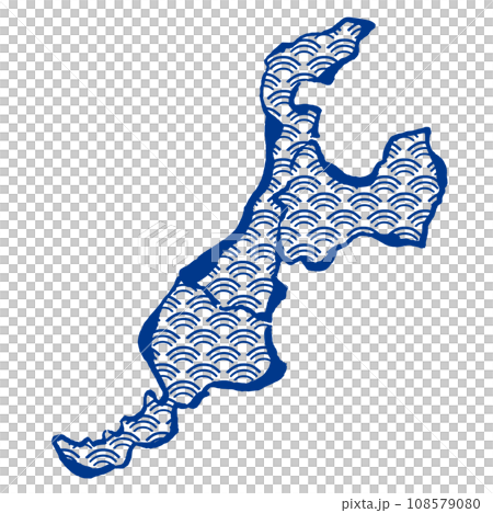 青い北陸のイラスト 青い北陸のイラスト 108579080